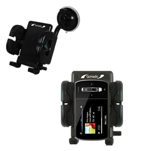 Windshield Holder compatible with the Philips GoGear Ariaz