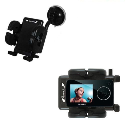 Windshield Holder compatible with the Philips GoGear SA3224