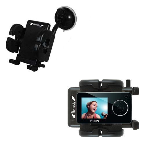 Windshield Holder compatible with the Philips GoGear SA3225