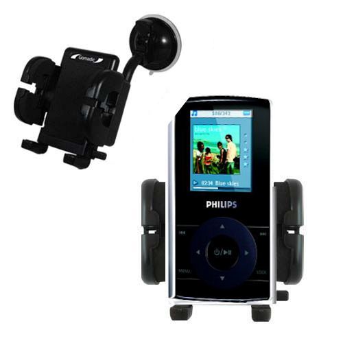Windshield Holder compatible with the Philips GoGear SA5125/37