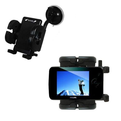 Windshield Holder compatible with the Philips GoGear SA6145/37