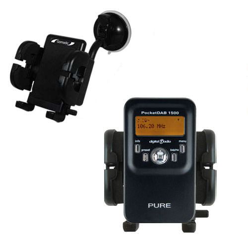 Windshield Holder compatible with the PURE PocketDAB 1500