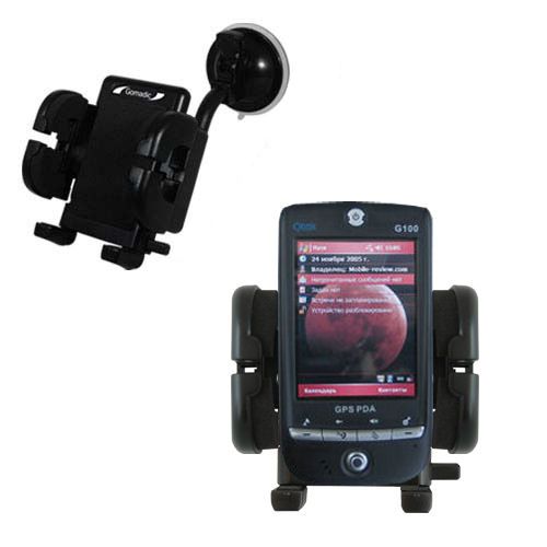 Windshield Holder compatible with the Qtek G100