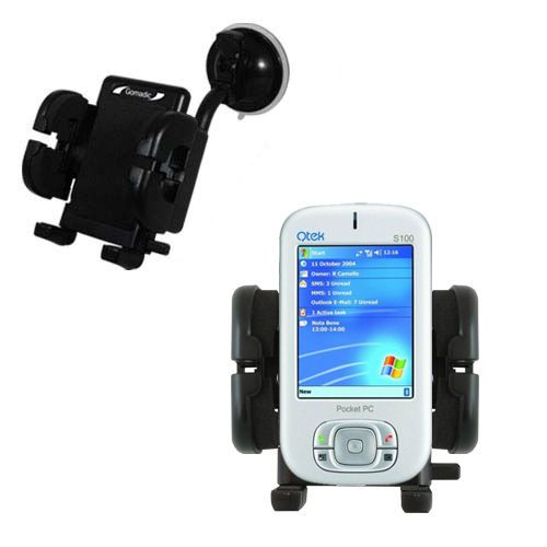 Windshield Holder compatible with the Qtek S100