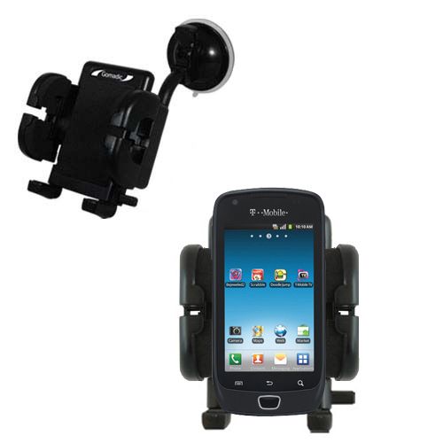 Windshield Holder compatible with the Samsung Exhibit 4G