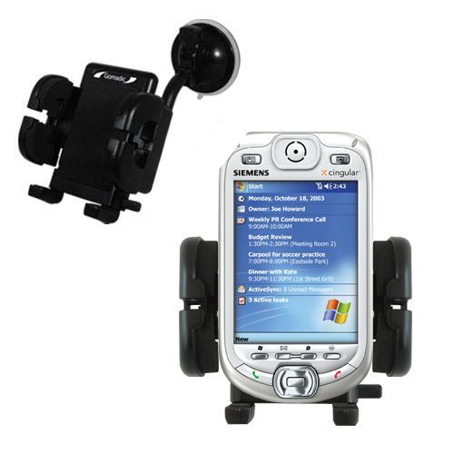 Windshield Holder compatible with the Siemens SX66 Pocket PC Phone