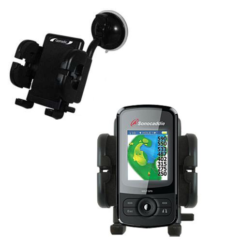Windshield Holder compatible with the Sonocaddie v300 Plus GPS