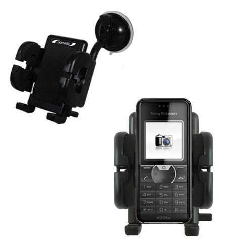 Windshield Holder compatible with the Sony Ericsson k205a