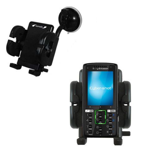 Windshield Holder compatible with the Sony Ericsson K858c