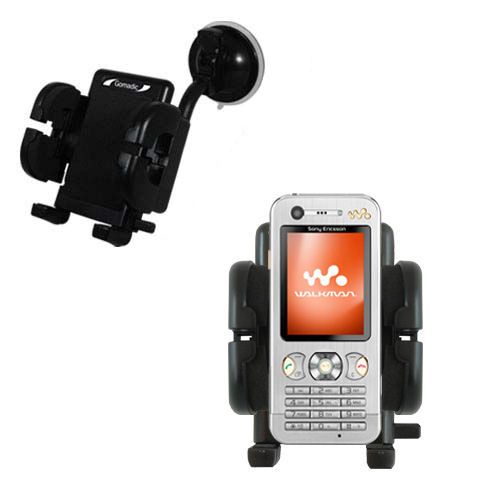 Windshield Holder compatible with the Sony Ericsson w890c