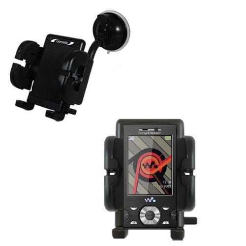 Windshield Holder compatible with the Sony Ericsson W995 / W995a