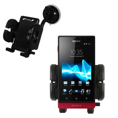 Windshield Holder compatible with the Sony Ericsson Xperia Sola