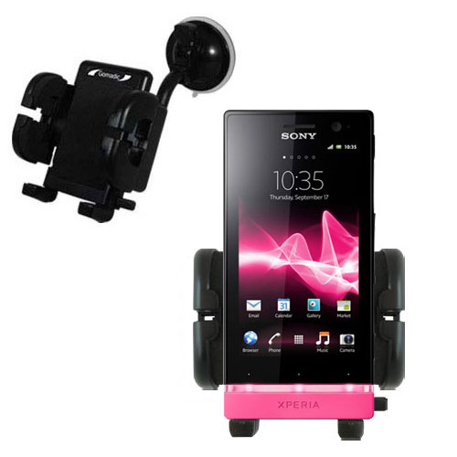 Windshield Holder compatible with the Sony Ericsson Xperia U / ST25i