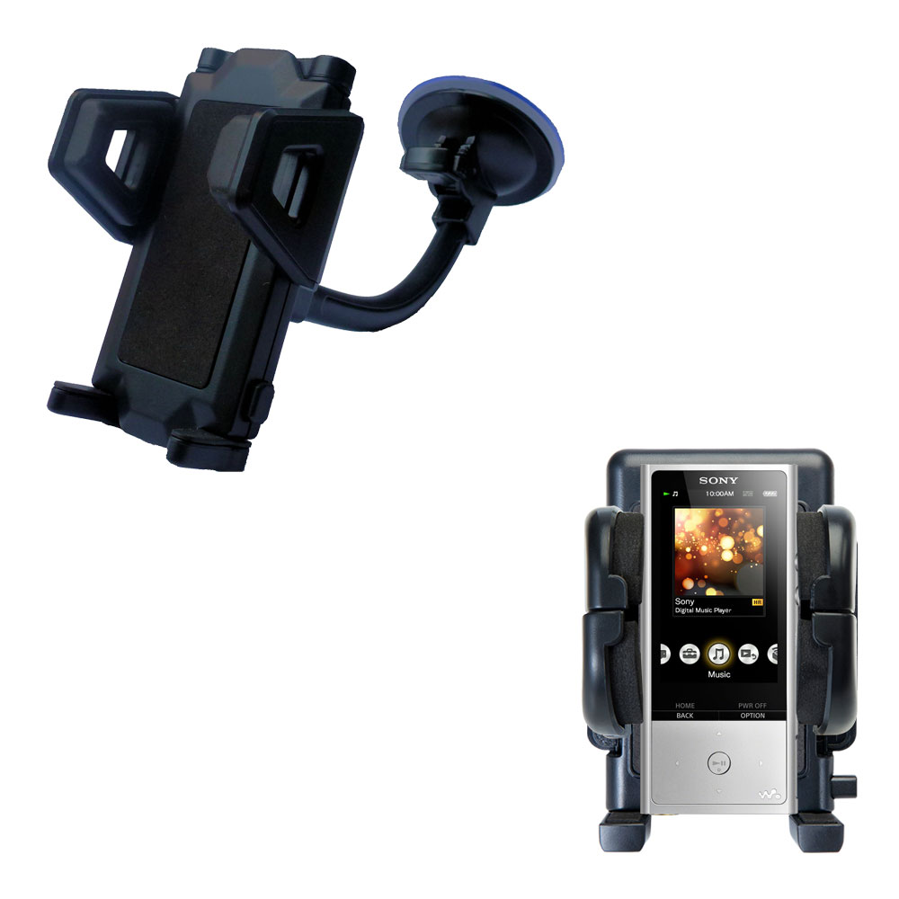 Windshield Holder compatible with the Sony NW-ZX100 / ZX100