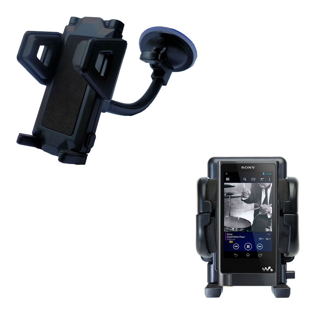 Windshield Holder compatible with the Sony NW-ZX2 / ZX2