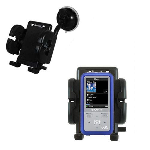 Windshield Holder compatible with the Sony NWZ-610F
