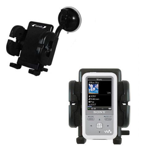 Windshield Holder compatible with the Sony Walkman NWZ-S618F