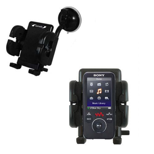 Windshield Holder compatible with the Sony Walkman NWZ-S639F