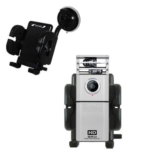 Windshield Holder compatible with the Zoom Q3HD