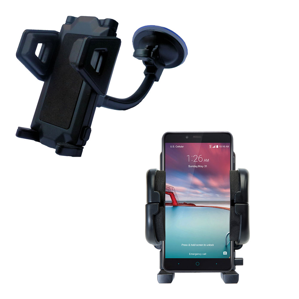 Windshield Holder compatible with the ZTE ZMAX Pro