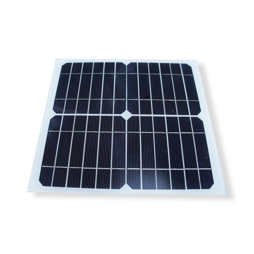 Frameless 10W Monocrystalline Solar Panel with Durable Tempered Glass