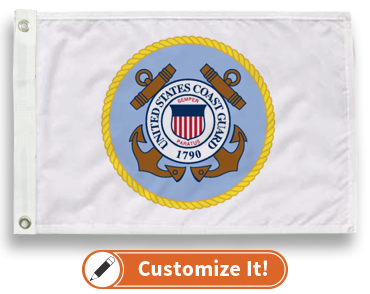 Custom Military Flag Coast Guard