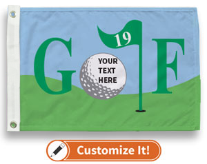 Custom Golf Flag GF14