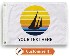 Custom Boat Flag BF35
