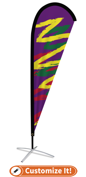 MISC 21 Teardrop Feather Flag