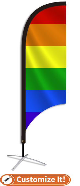 Pride Hook Feather Flag
