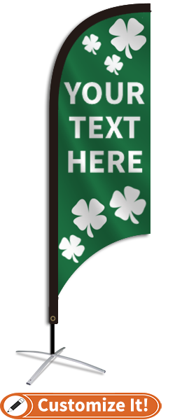 St. Patrick's Day 1 Hook Feather Flag