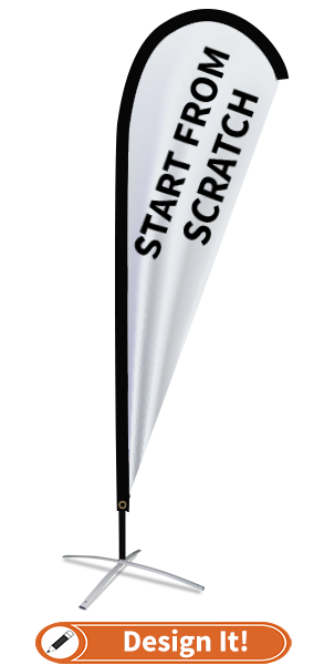 Custom Teardrop Feather Flag