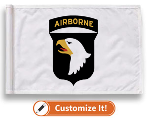 Custom Putting Green Flag 101st Airborne