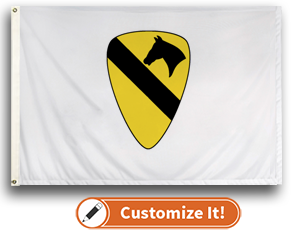 Custom Motorcycle Flag 1st Cavalry