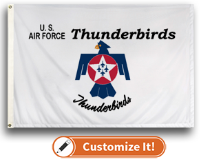 Custom Boat Flag Air Force Thunderbirds