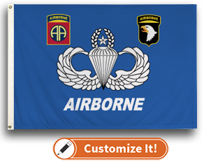 Custom Military Flag Airborne