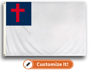 Custom Motorcycle Flag Christian