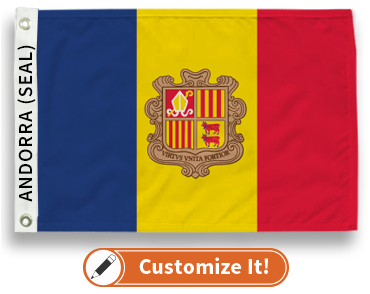Andorra (Seal) Flag