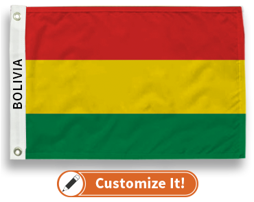 Bolivia (No Seal) Flag