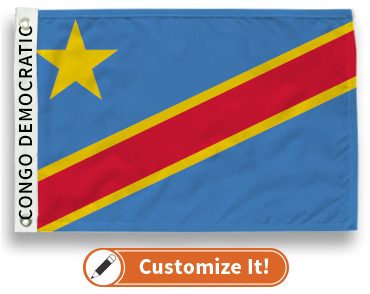 Congo (Democratic Republic) Flag