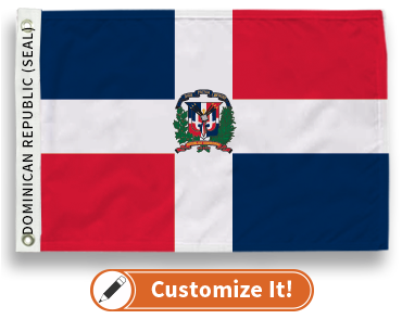 Dominican Republic (Seal) Flag
