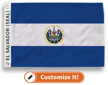 El Salvador (Seal) Flag