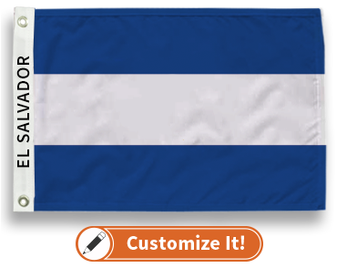 El Salvador (No Seal) Flag