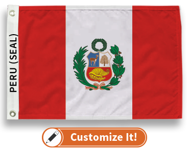 Peru (Seal) Flag