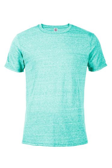 Delta 14600 Adult 4.3 oz Snow Heather Fitted Tee