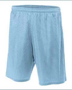 A4 N5296 Lined 9&Prime; Inseam Tricot Mesh Shorts