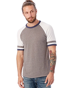 Alternative 5093BP Men&#39;s Slapshot Vintage JerseyT-Shirt