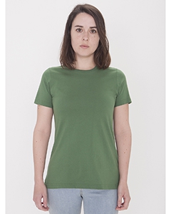 American Apparel 23215OW Ladies&#39; Organic Fine Jersey Classic T-Shirt