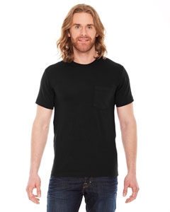 American Apparel 2406 Unisex Fine Jersey Pocket Short-Sleeve T-Shirt
