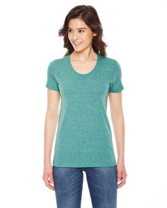 American Apparel TR301 Ladies&#39; Triblend Short-Sleeve Track T-Shirt